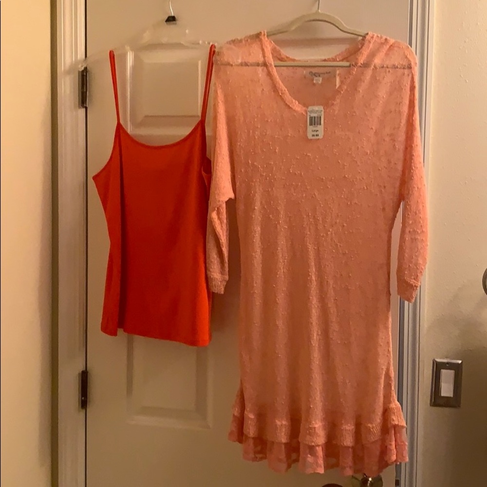 NWT Women’s sheer long shirt